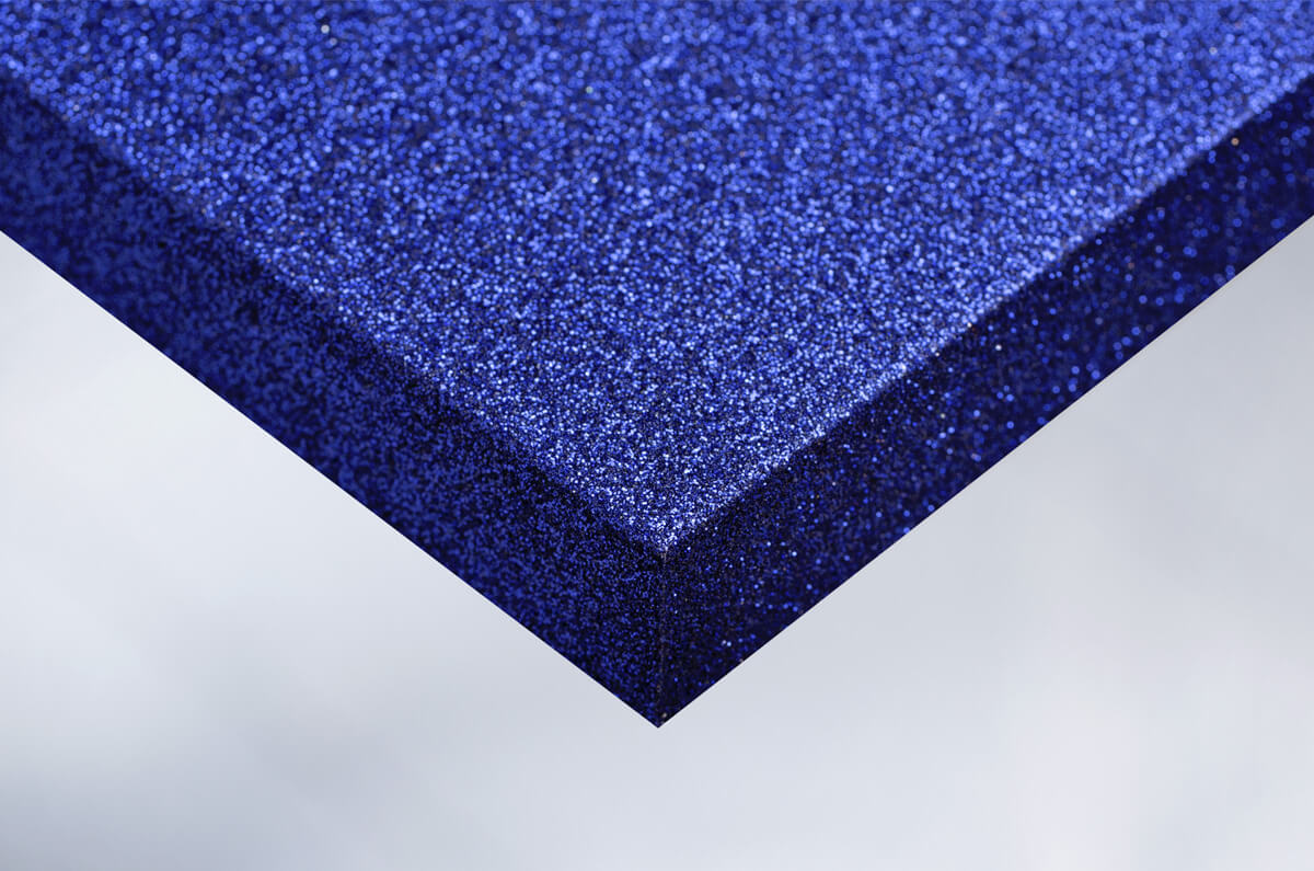 R11 Autocolant cu imitatie sclipici albastru Cover Styl Midnight Blue Disco Folie.ro