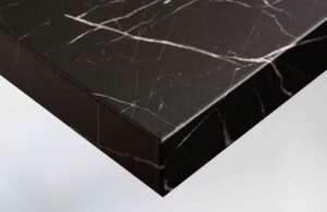 Folie autocolantă autoadezivă Nero Marquina 122 cm pentru mobilă, uși și pereți