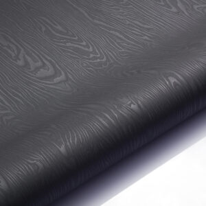 Folie autocolanta autoadeziva imitatie lemn negru pentru reconditionare mobila