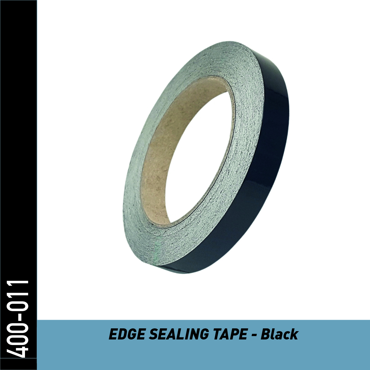 2664 - Copie Bandă neagră Edge Sealing Tape Black pentru sigilarea marginilor foliei auto